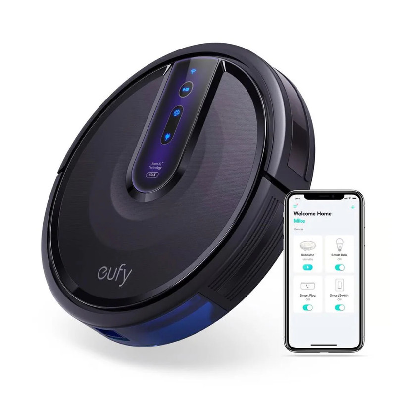 Anker Eufy Robovac 25C Max Robot Vacuum - Black - مكنسة كهربائية